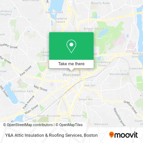 Y&A Attic Insulation & Roofing Services map