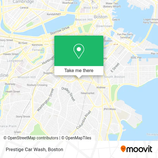 Prestige Car Wash map