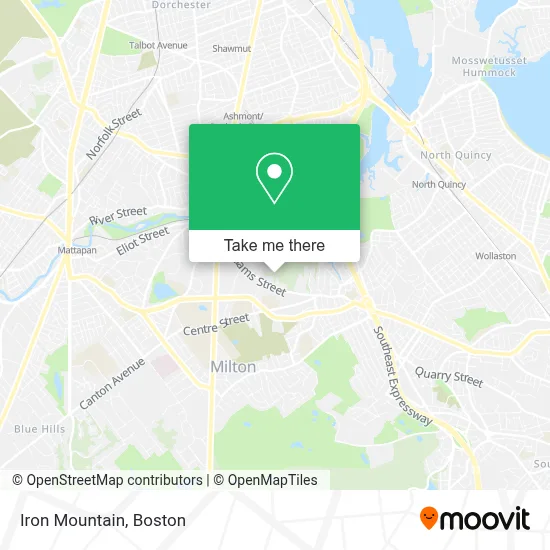 Iron Mountain map