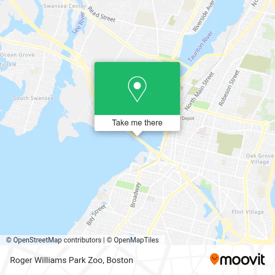 Roger Williams Park Zoo map