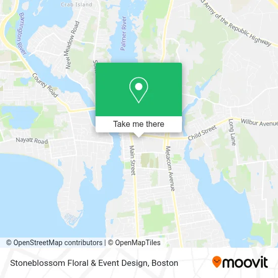 Stoneblossom Floral & Event Design map
