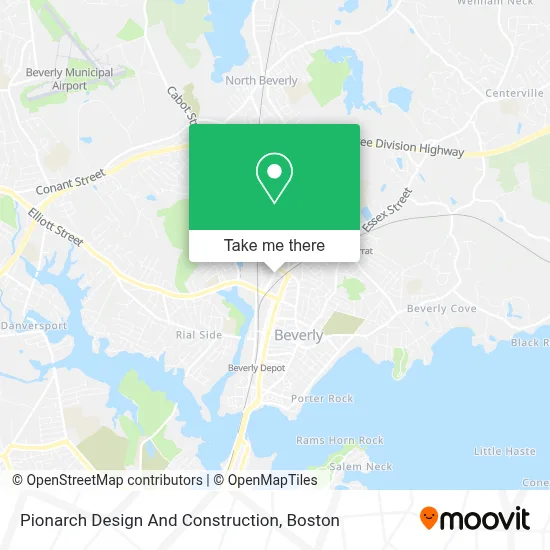 Pionarch Design And Construction map