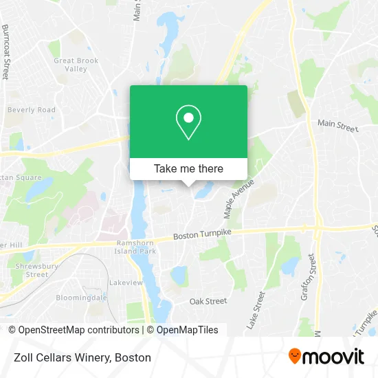 Zoll Cellars Winery map