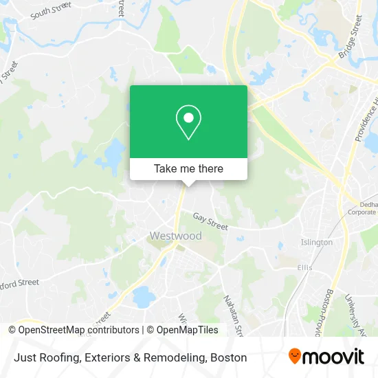 Just Roofing, Exteriors & Remodeling map