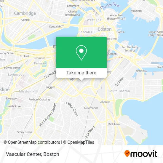 Vascular Center map