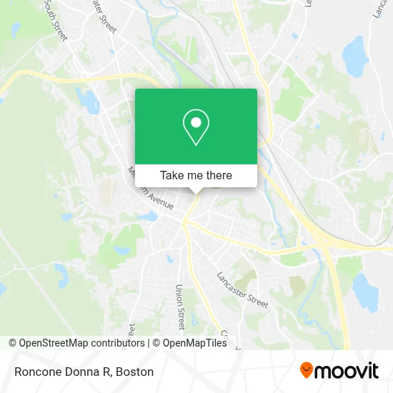 Roncone Donna R map