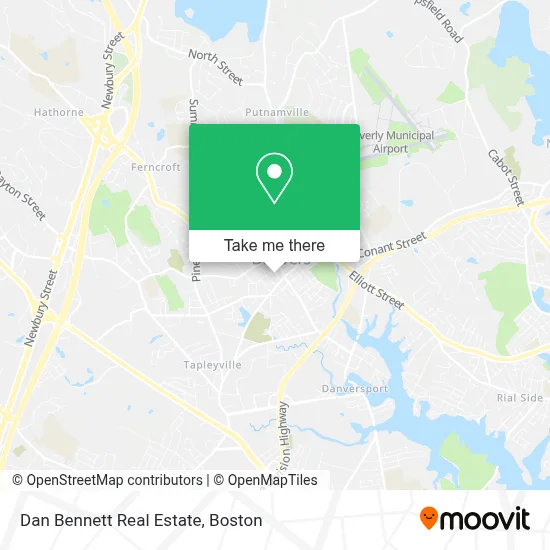 Dan Bennett Real Estate map