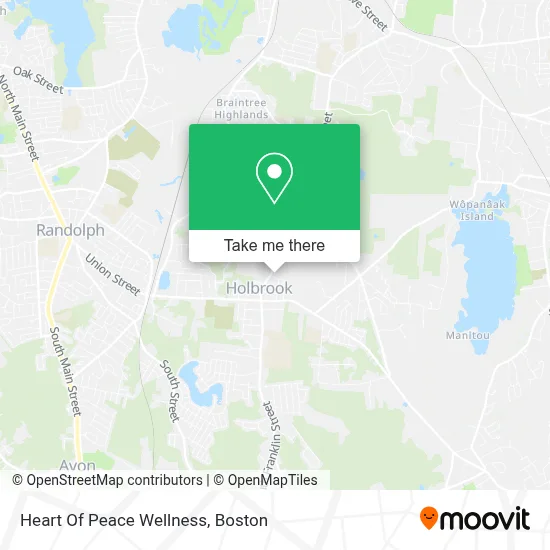 Heart Of Peace Wellness map