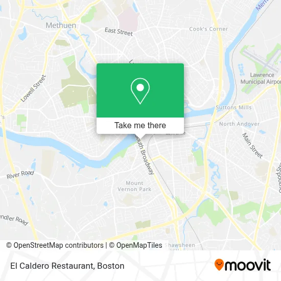El Caldero Restaurant map