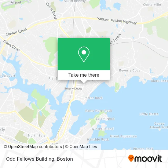 Odd Fellows Building map