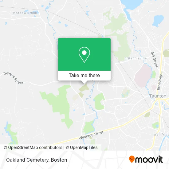 Oakland Cemetery map