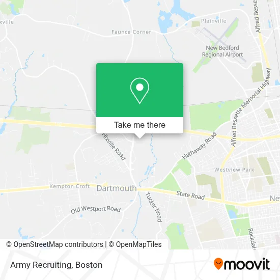 Army Recruiting map