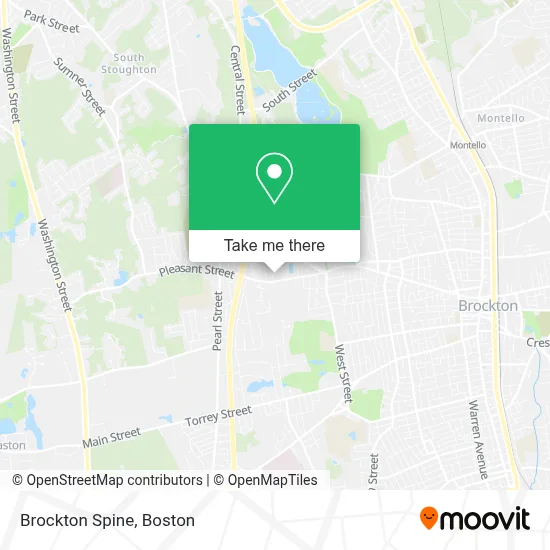 Brockton Spine map