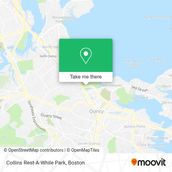 Collins Rest-A-While Park map
