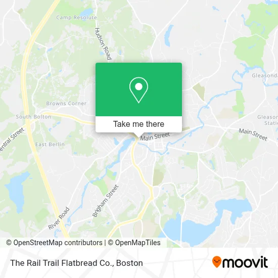 The Rail Trail Flatbread Co. map