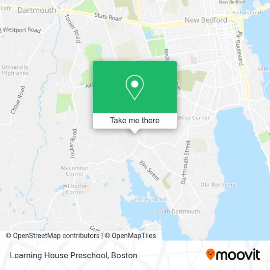 Learning House Preschool map