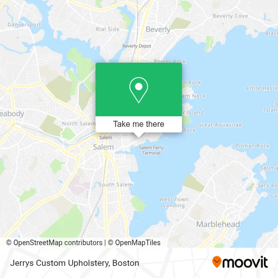 Jerrys Custom Upholstery map