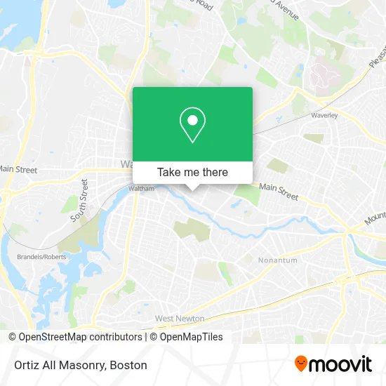 Ortiz All Masonry map