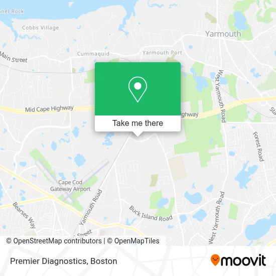 Premier Diagnostics map