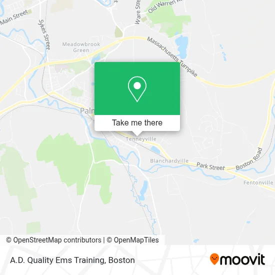 A.D. Quality Ems Training map