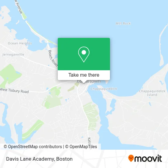 Davis Lane Academy map