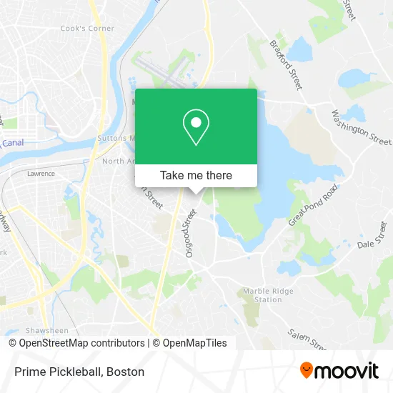 Prime Pickleball map