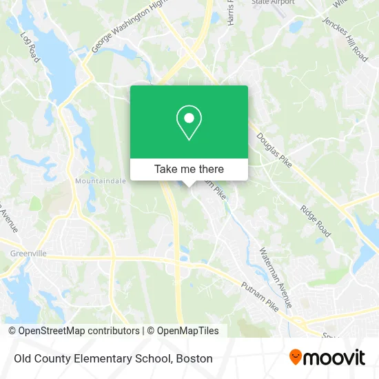 Old County Elementary School map