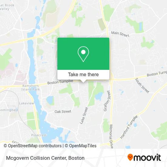 Mcgovern Collision Center map