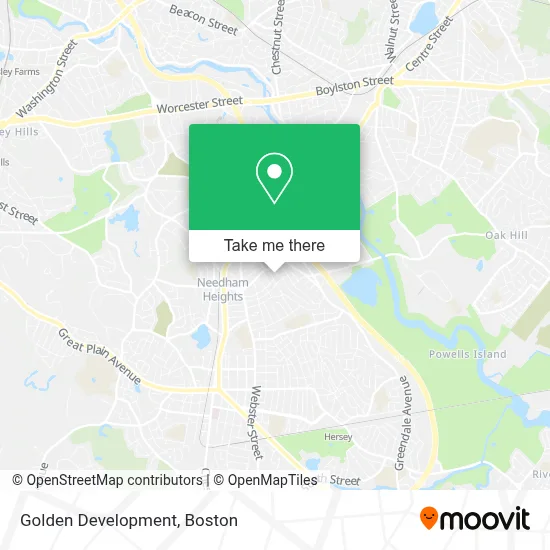 Golden Development map
