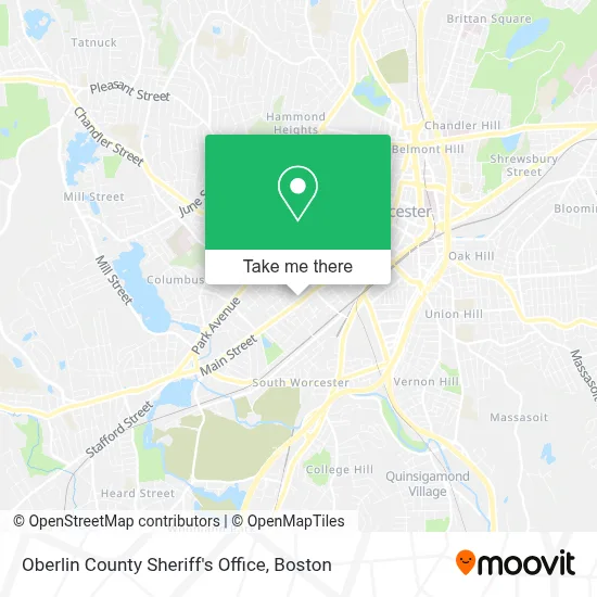 Oberlin County Sheriff's Office map