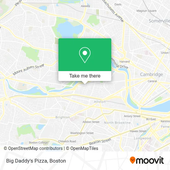 Big Daddy's Pizza map