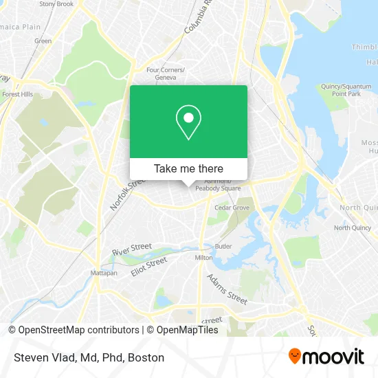 Steven Vlad, Md, Phd map