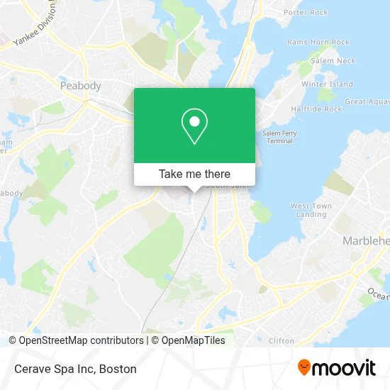 Cerave Spa Inc map
