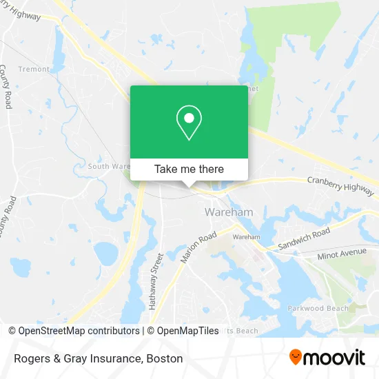 Rogers & Gray Insurance map