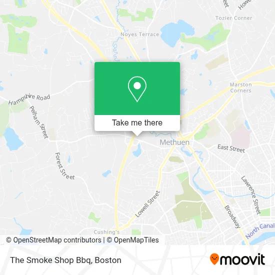The Smoke Shop Bbq map