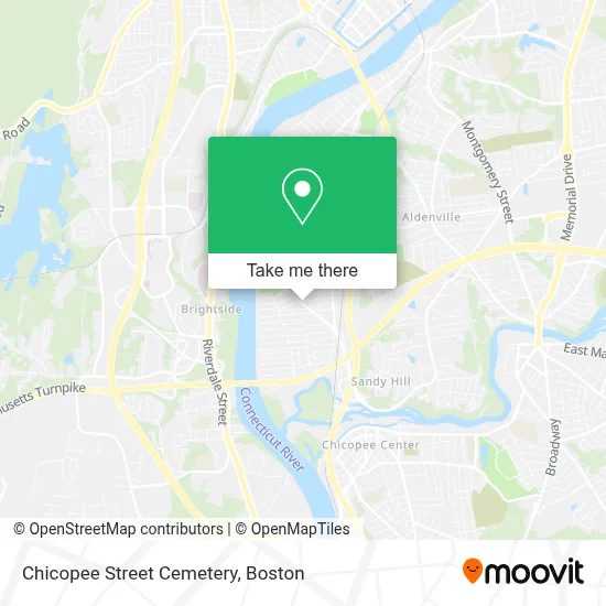 Chicopee Street Cemetery map