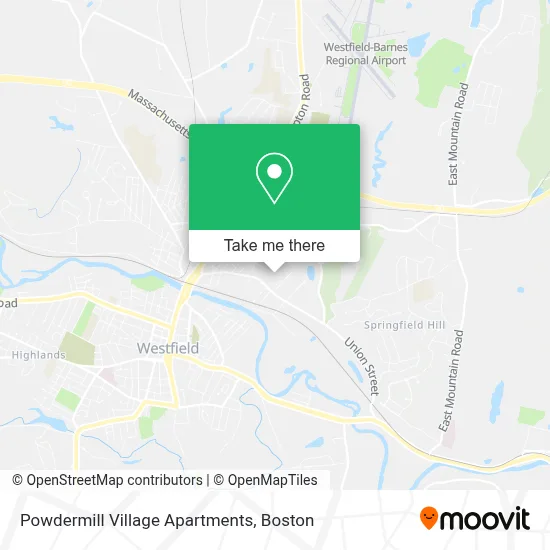 Powdermill Village Apartments map