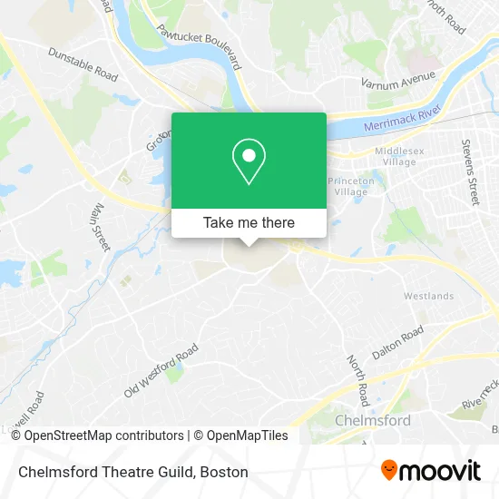 Chelmsford Theatre Guild map