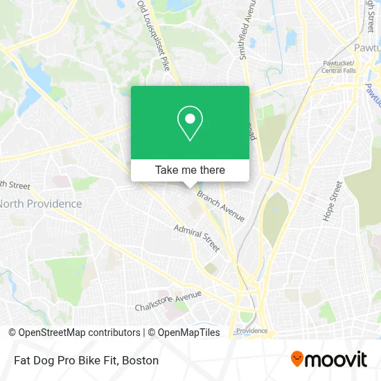 Fat Dog Pro Bike Fit map