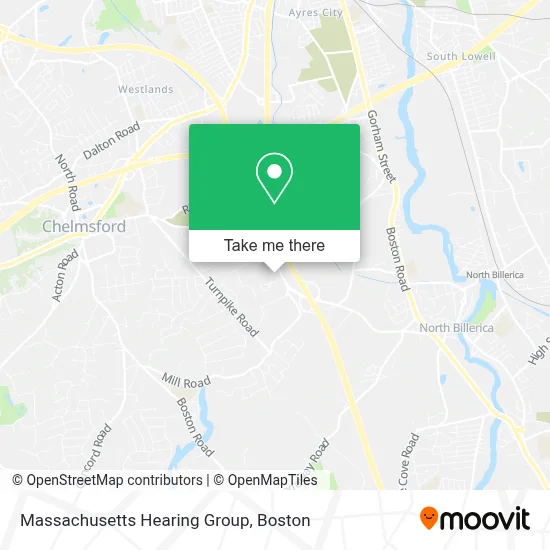 Massachusetts Hearing Group map