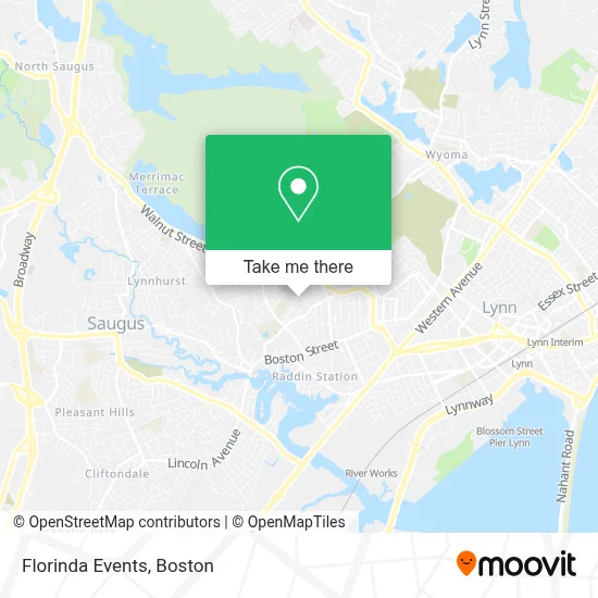 Florinda Events map