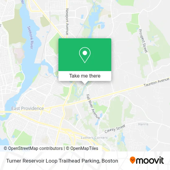 Turner Reservoir Loop Trailhead Parking map