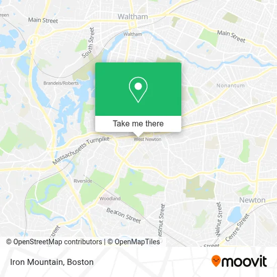 Iron Mountain map