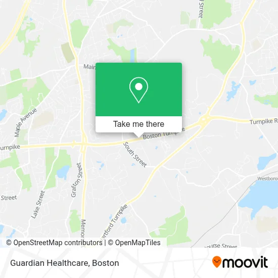 Guardian Healthcare map
