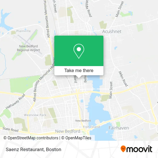 Saenz Restaurant map