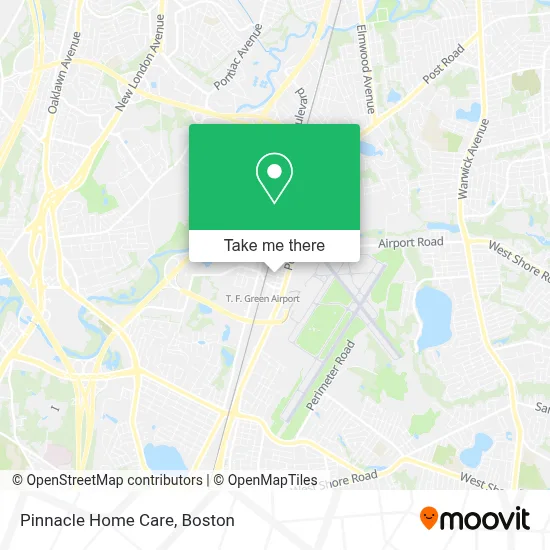 Pinnacle Home Care map