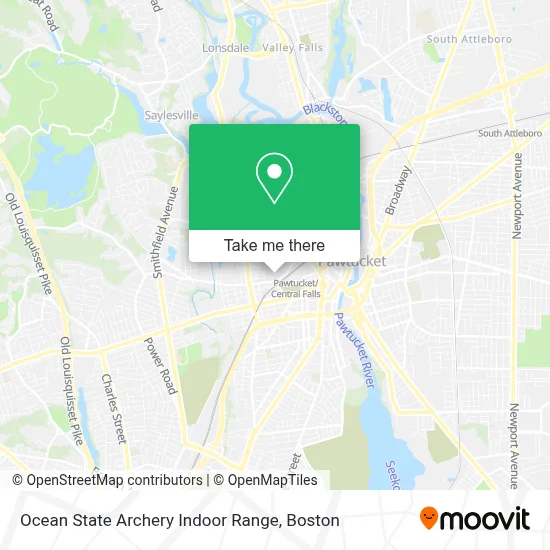 Ocean State Archery Indoor Range map