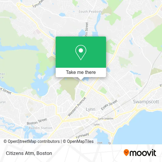 Citizens Atm map
