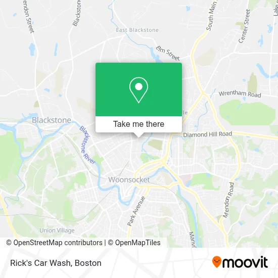 Rick's Car Wash map