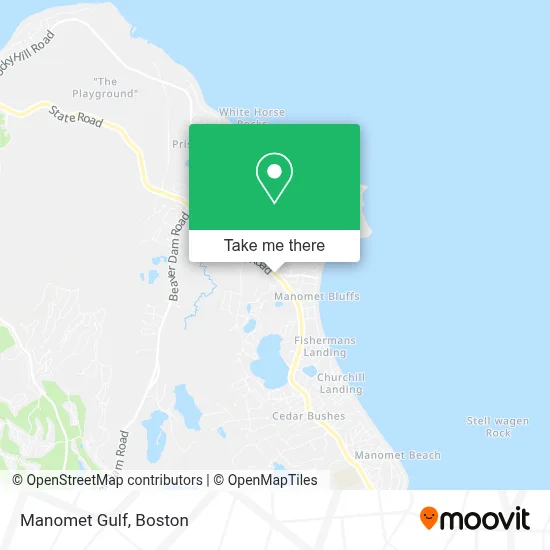 Manomet Gulf map